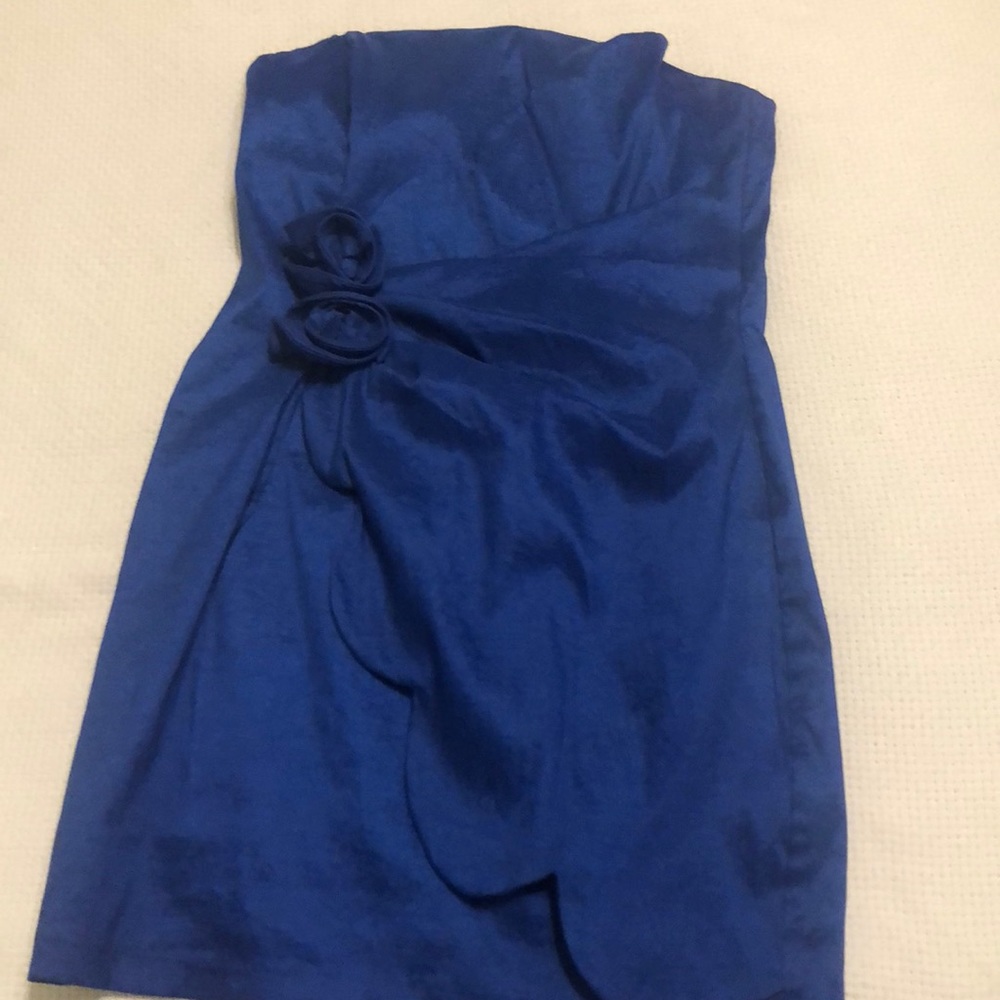 Cache strapless cocktail dress